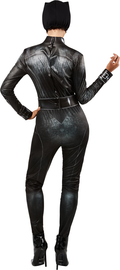 Hot Sexy Black Catwomen Jumpsuit Catsuit Costumes Lady Clubwear