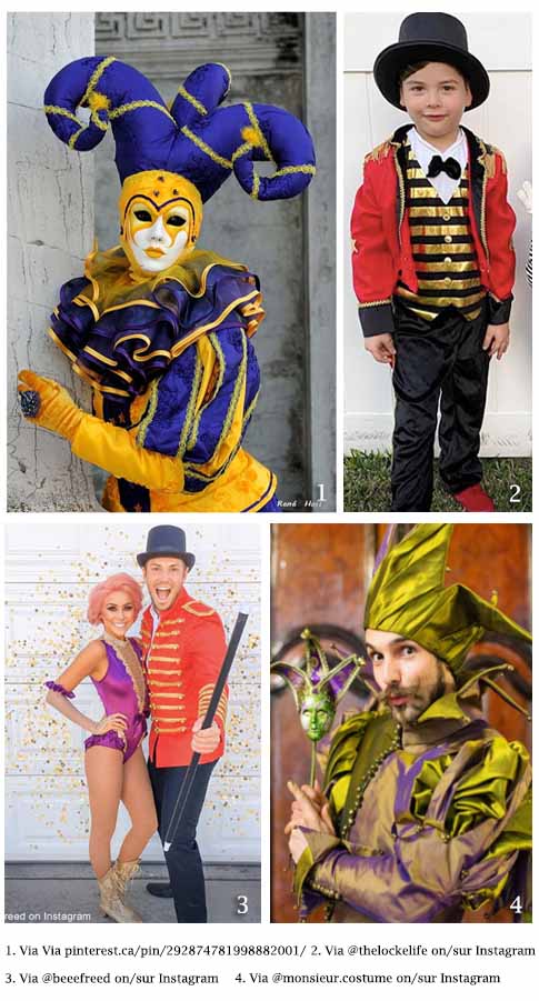 Circus and Jester Costume Ideas