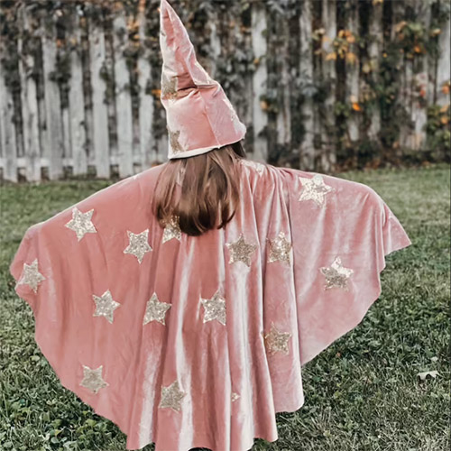 Kid Pink Wizard Cape 