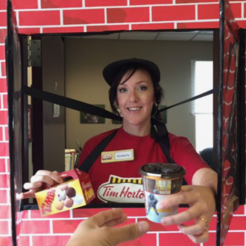 Tim Hortons Drive-Thru Costume Tim Hortons Drive-Thru Costume