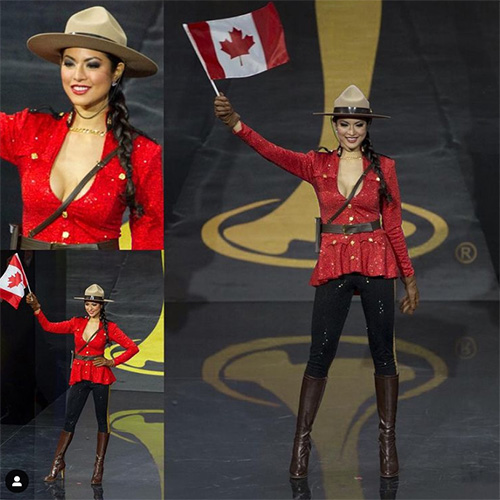 RCMP-inspired woman's outfit Riza Santos RCMP-inspired woman's outfit Riza Santos