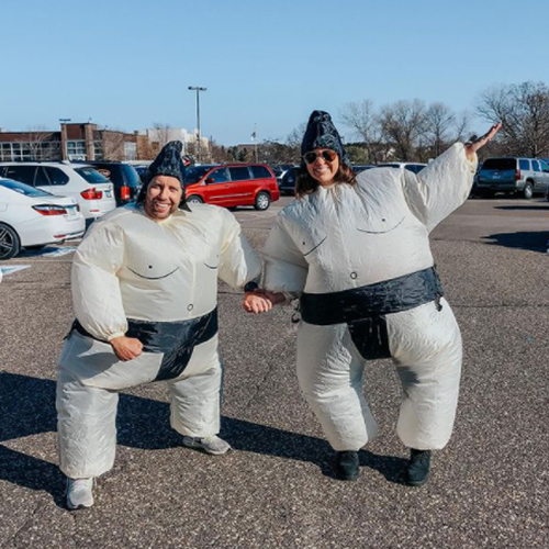 Sumo Wrestlers Inflatable Costume