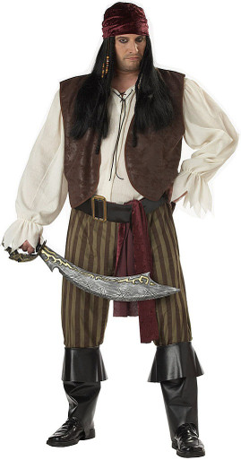 Rogue Men Pirate Costume Plus | Pirate Costumes | Oya Costumes