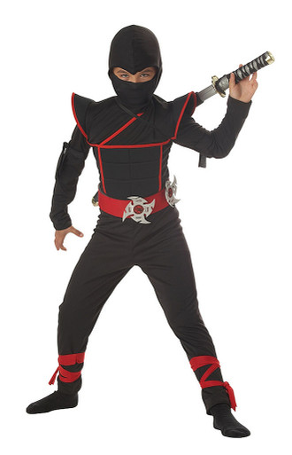 Stealth Blue Ninja Costume