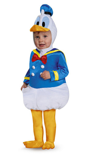 Disney Store Donald Duck Baby Costume BODY Suit & HAT NEWBORN - 3