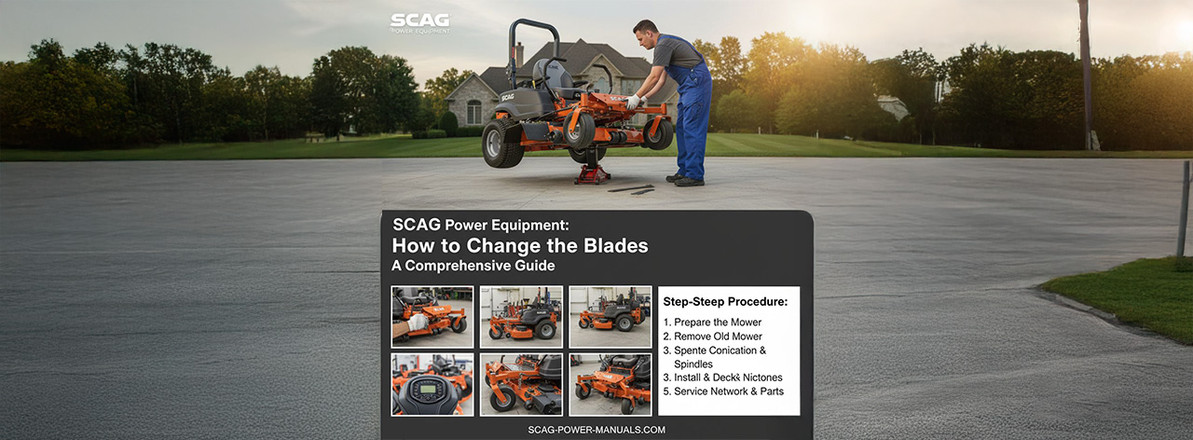 How to Change the Blades on a Scag Mower 