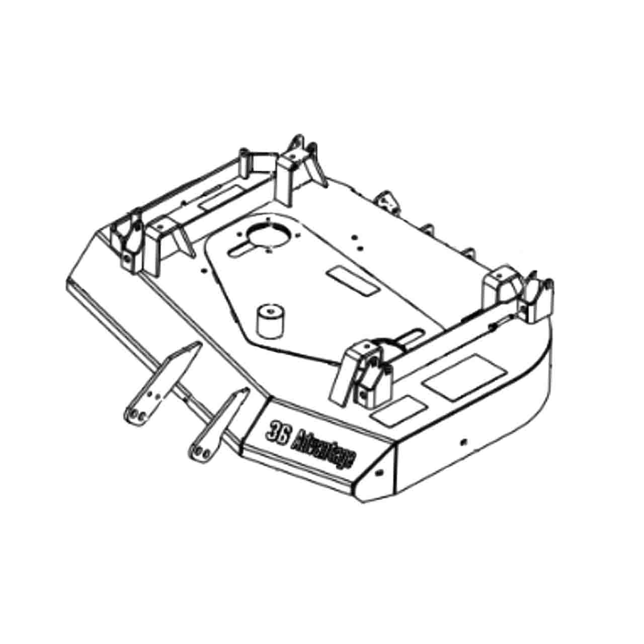 463197 SCAG - CUTTER DECK W/DECALS SMVR-32A - Scag Parts Online