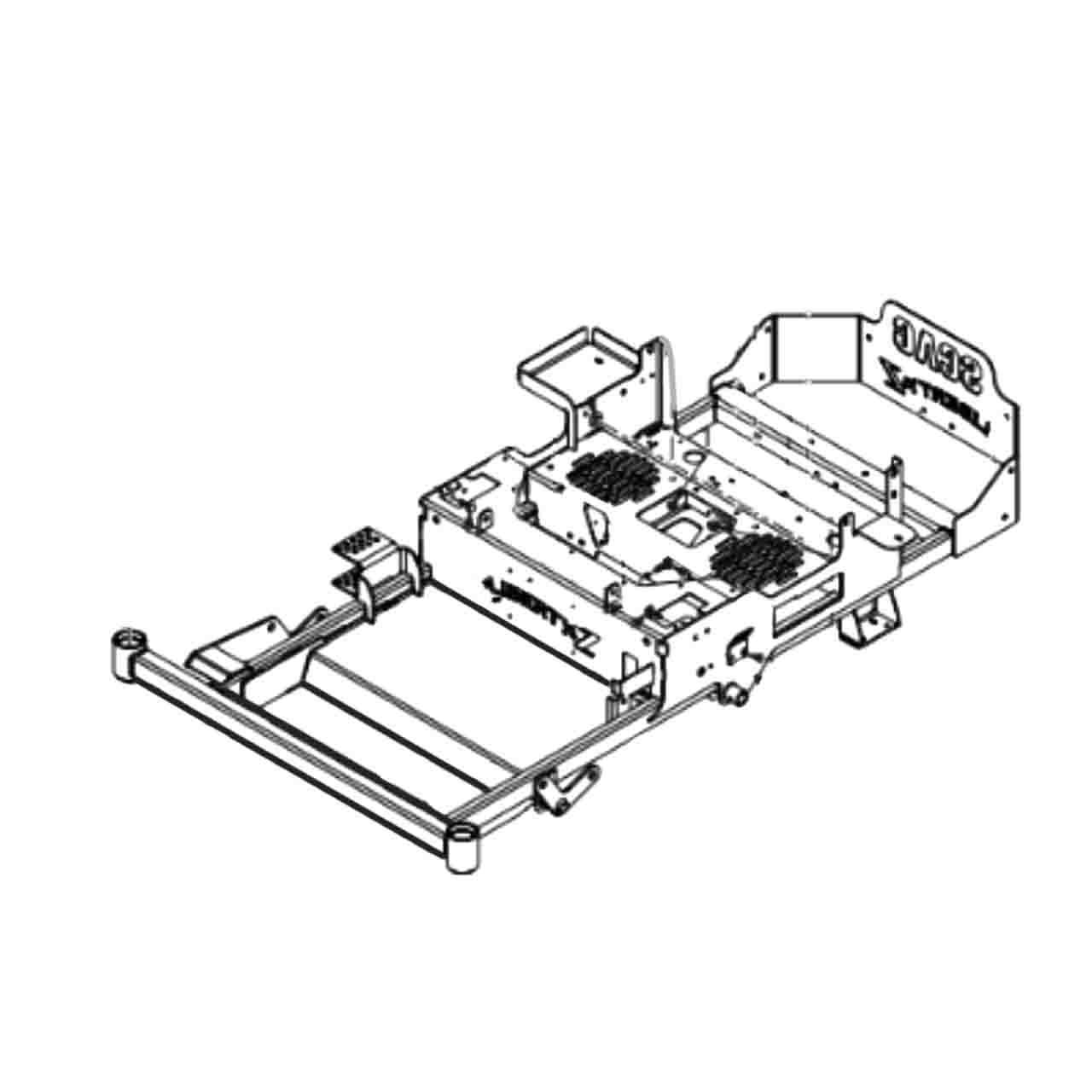 TaG.［Scenery t/t］&［Side frame+Leg ］ 463422 SCAG - FRAME ASSY W/ DECALS SZL-61 | Scag Parts Online