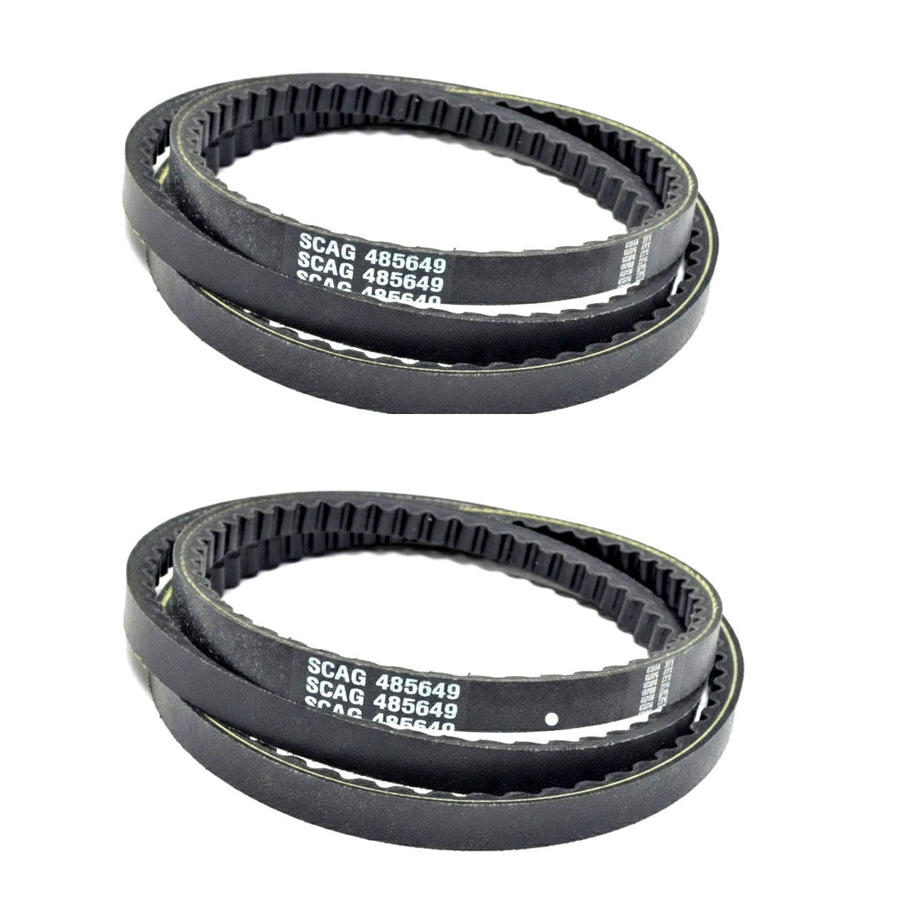 Drive Belt 485649 (2 Pack) STCII-52V-24FT Scag Tiger Cat II 52