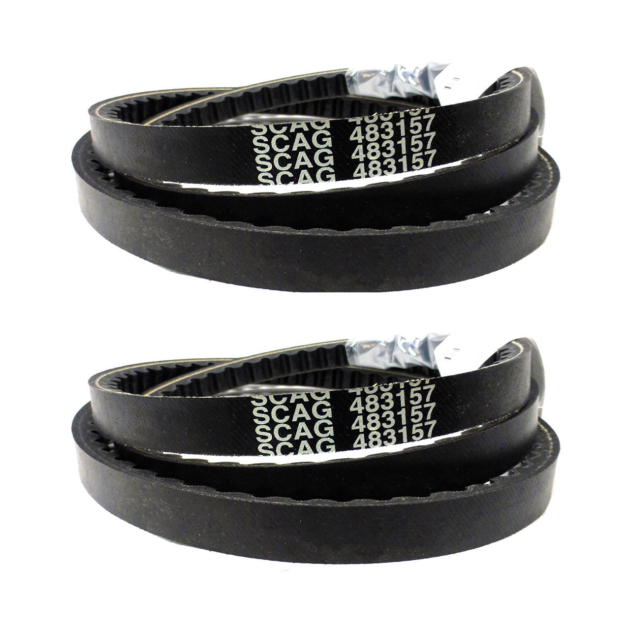Saa　オーダー品 Deck Belt 483157 (2 Pack) For SCZ61V-31FX Scag Cheetah 61