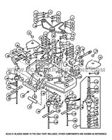 Parts lookup Scag 61 Blades 482881 OEM diagram