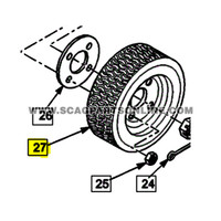 Parts lookup Scag Tires Multi Trac 481833 OEM diagram