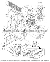 Parts lookup Scag Spindle Assy Deck Drive 461697 OEM diagram