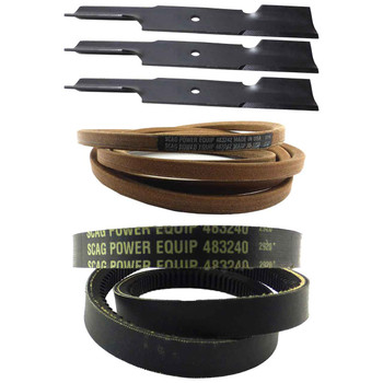 Kimsion Deckriemen 483243 Für Scag Rasenmäher (Tiger Cat, Tiger Cub, Wildcat) – 5/8" X 342,9 Cm