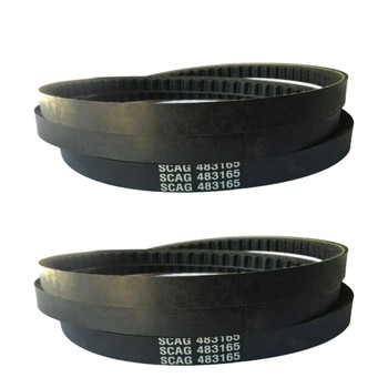Deck Belt 483165 (2 Pack) For SCZ61V-29CV-EFI Scag Cheetah 61" 29hp (SN: M2300001 M2399999)