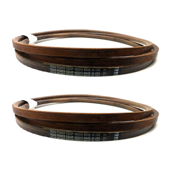 Deck Belt (2 Pack) For STC61V-27BS Scag Tiger Cat 61" 27hp (SN: J9500001 J9599999)