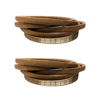 Deck Belt 483326 (2 Pack) For SFZ52-19KA Scag Freedom Z 52" 19hp (SN: D8800250 D8899999)