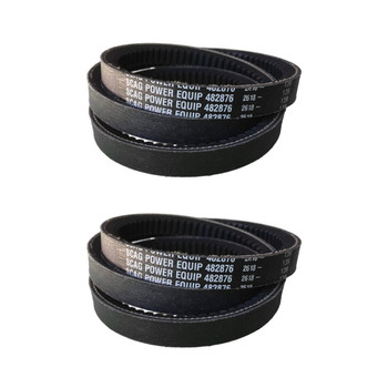 Drive Belt (2 Pack) For STT-29DFI-SS Scag Turf Tiger 29hp (SN: C8100001 C8109999)