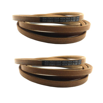 Drive Belt 483242 (2 Pack) For SMTC-48V Scag Wildcat 48" (SN: D9100001 D9199999)
