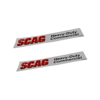 DECAL SCAG HEAVY DUTY FOR SCAG MOWERS