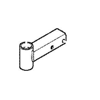 452196 Scag - EXT WELDMENT, CASTER PIVOT - SMT-52V-LH