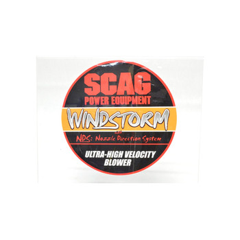 Scag DECAL FRONT - WINDSTORM 486330 - Image 1