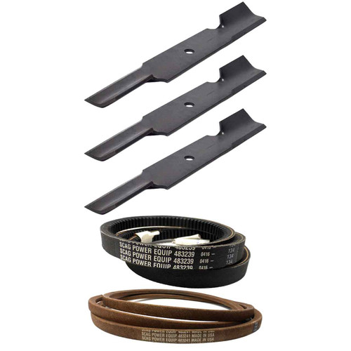 Scag Wildcat 52V Deck Drive Belts & Blade Kit OEM