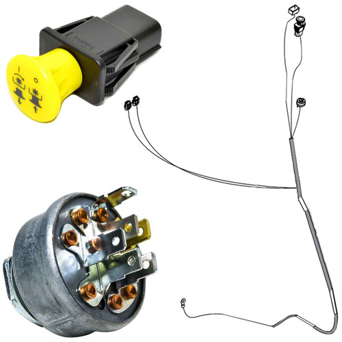 Wire Harness Kit For SCAG V-Ride II Stand Up 32" Advantage Deck, 16hp Kawasaki FX