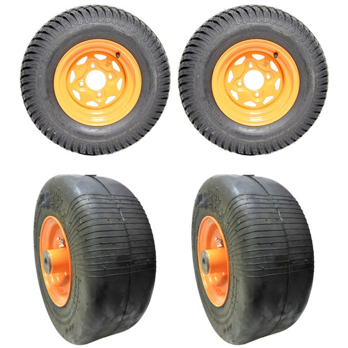 Complete Tire Kit For SCAG V-Ride II Stand Up Mowers Model SVRII36A-19FX