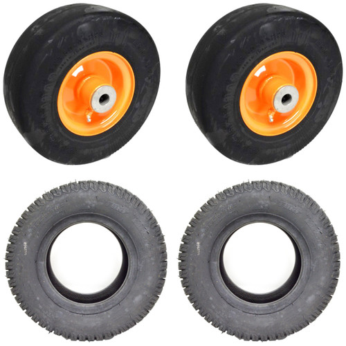 Complete Tire Kit For SCAG Hydro Drive Walkbehinds Model SWZ36A-14FS