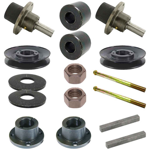 Complete Spindle Kit With Pulleys For Scag V-Ride II  36" Model SVRII36A-19FX