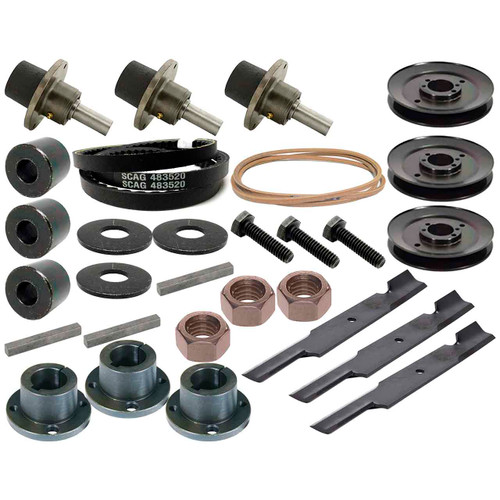Complete Deck Moving Parts Maintenance Kit For Scag V-Ride II   61" Model SVRII61V-38FXEFI