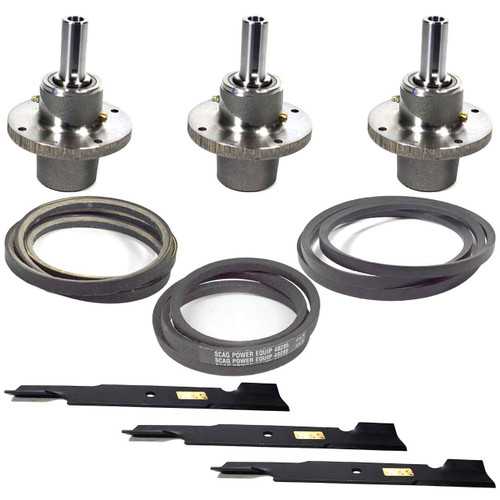 Spindle and Blade & Belt Kit For Scag Hydro Drive  52" Model SWZ52V-18FSE
