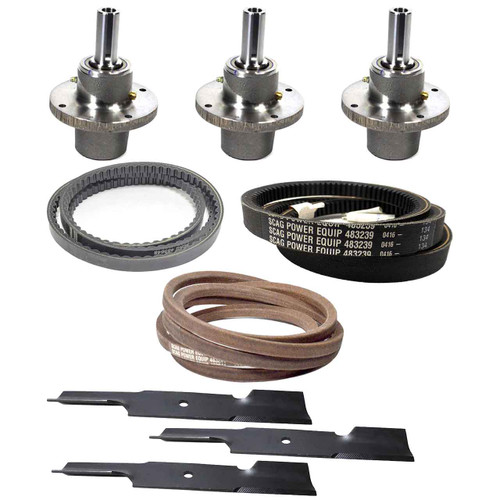 Spindle and Blade & Belt Kit For Scag Tiger Cat II  48" Model STCII48V-23CV