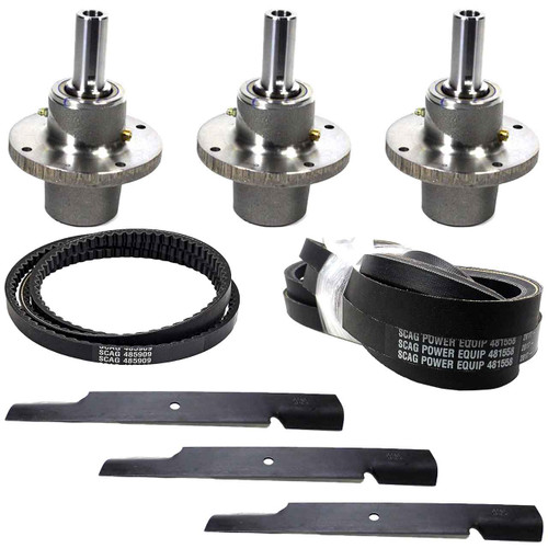 Spindle and Blade & Belt Kit For Scag Turf Tiger II 61" Model STTII61V-31DFI