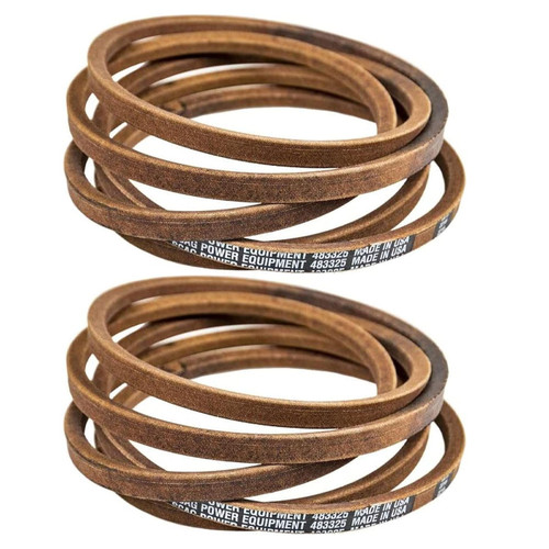 Deck Belt (2 Pack) For SFZ48H-24SR Scag Freedom Z 48" 24hp Scag SR 708 (SN: V3100001 V3199999)