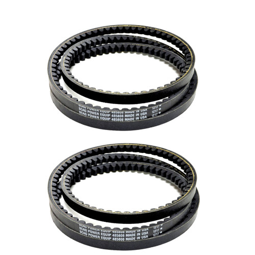 Drive Belt 485808 (2 Pack) For SZL42H-22KT Scag Liberty Z 42" 22hp (SN: T3200001 T3299999)