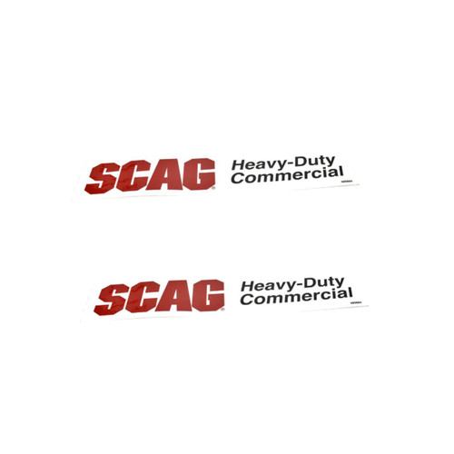DECAL, SCAG HEAVY DUTY FOR SCAG MOWERS