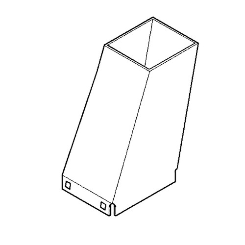 461321 Scag - CHUTE W/ DECAL, BLOWER OUTLET