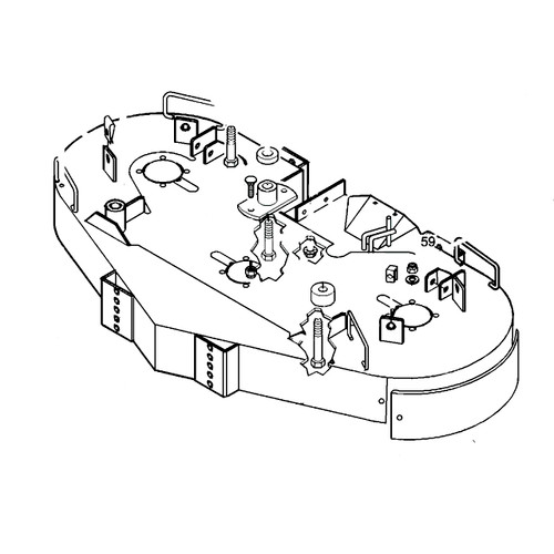 451393 Scag - SKIRT WELDMENT, BOLT-ON - 52