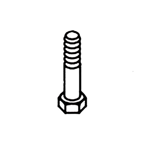 Scag BOLT, HEX HEAD, 3/8-16 X 3-3/4" 04001-51 - Image 1