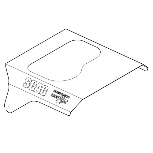 Scag HOOD W/ DECALS, STTII-KA/DFI 462904 - Image 1