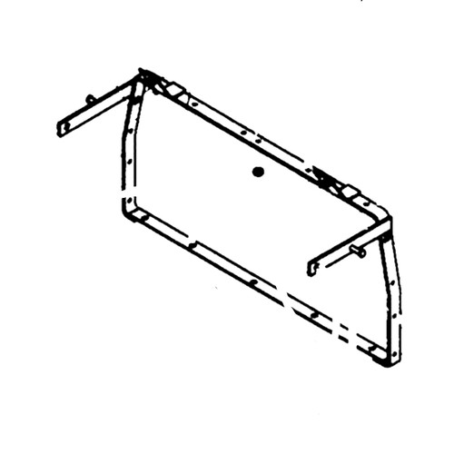 Scag FRAME WELDMENT, HOPPER DOOR 45762 - Image 1