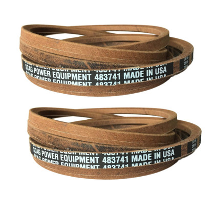Deck Belt 483741 (2 Pack) For SCZ61V-31FX Scag Cheetah 61