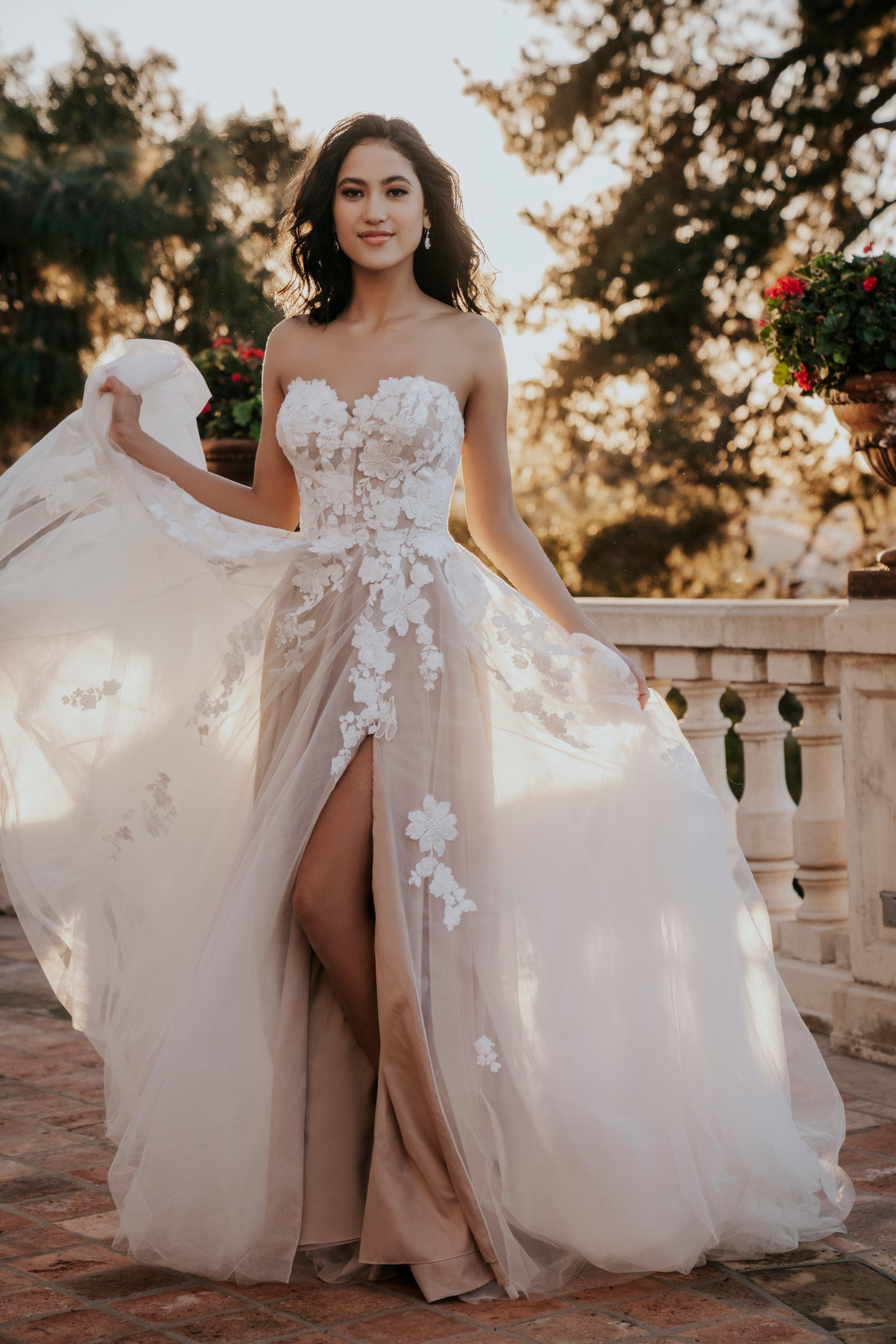 ☆送料・関税込☆ROMANTIC CROWN★MINIMAL DRESS TOP★ Allure Bridals, R3650
