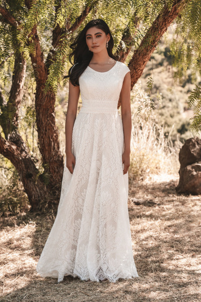 Allure M534 Modest Wedding Dress – A Closet Full of Dresses