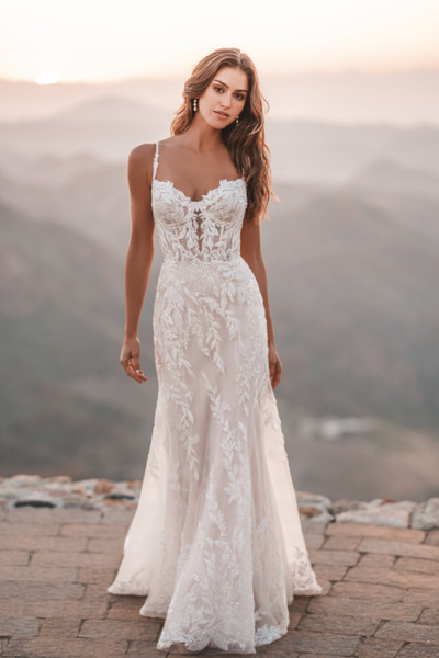 Allure Bridal Lace Trumpet Wedding Gown – Cedar Chest Boutique