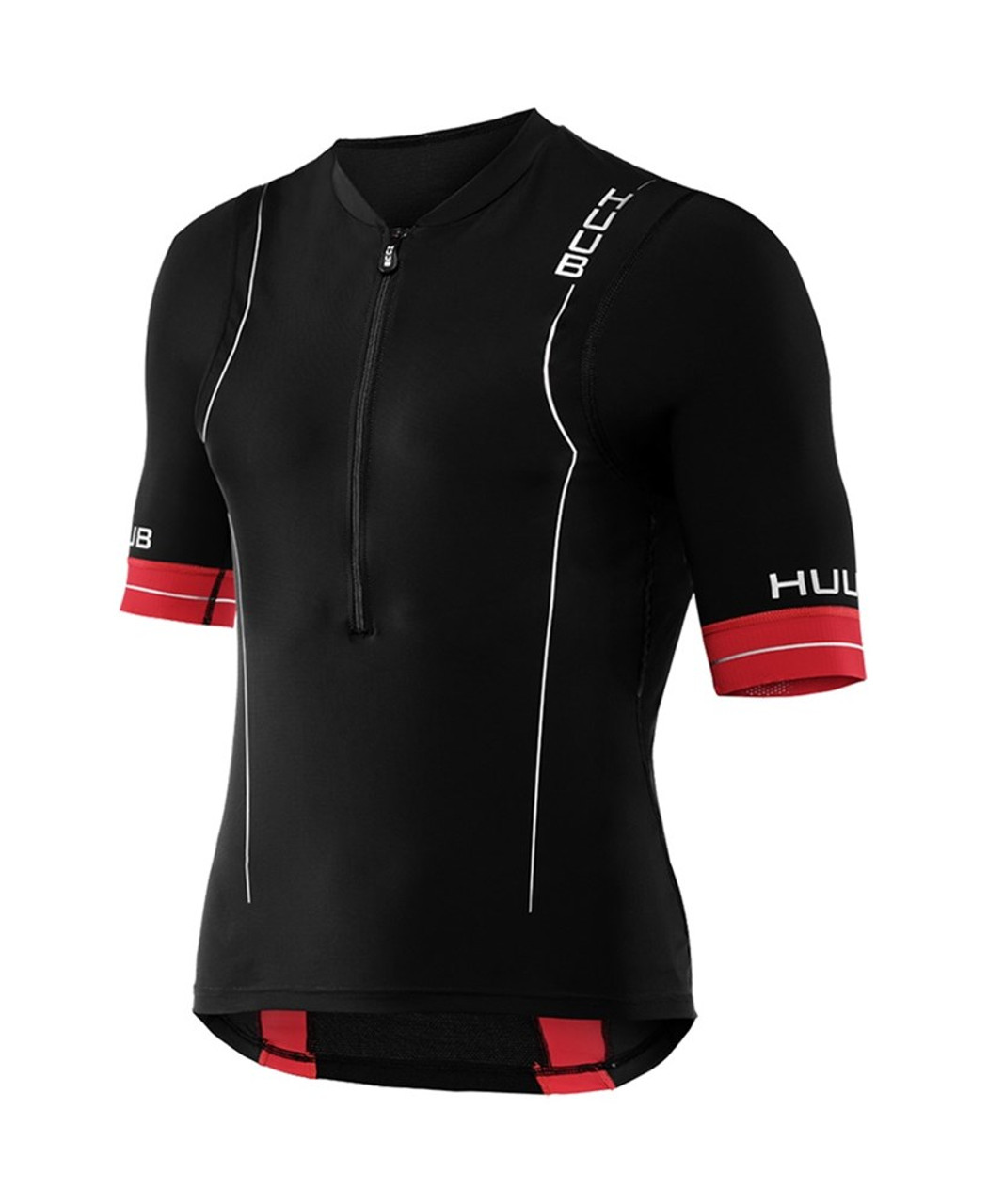 HUUB - Mens - RaceLine Long Course Tri Top - Red/Black - Teamline