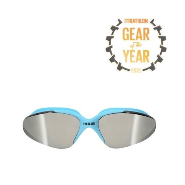 HUUB - Vision Swim Goggle - Silver Mirror/Blue