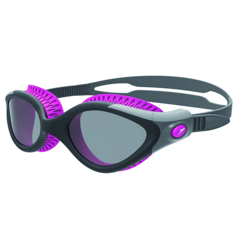 Speedo - Womens - Futura Biofuse Flexiseal Goggle - Pink/Smoke